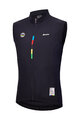 SANTINI Cycling gilet - UCI WORLD CHAMPION - black