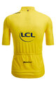 SANTINI Cycling short sleeve jersey - TOUR DE FRANCE - YELLOW JERSEY - yellow