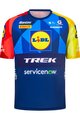 SANTINI Cycling short sleeve t-shirt - LIDL TREK - TECHNICAL T-SHIRT