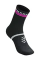 COMPRESSPORT Cyclingclassic socks - PRO MARATHON V2.0 - black/yellow/pink
