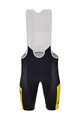 SANTINI Cycling bib shorts - TDF FAN LEADER - black