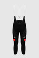 PISSEI Cycling long bib trousers - UAE TEAM EMIRATES - XRG 2025 REPLICA - white/black