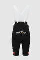 PISSEI Cycling bib shorts - UAE TEAM EMIRATES XRG 2025 - white/black
