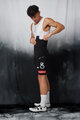 PISSEI Cycling bib shorts - UAE TEAM EMIRATES XRG 2025 - white/black