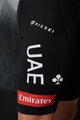PISSEI Cycling bib shorts - UAE TEAM EMIRATES XRG 2025 - white/black