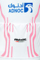 PISSEI Cycling short sleeve jersey - UAE TEAM EMIRATES REPLICA GIRO D'ITALIA 2024 - white/pink