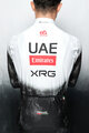 PISSEI Cycling winter long sleeve jersey - UAE TEAM EMIRATES - XRG 2025 REPLICA - white/black