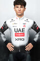 PISSEI Cycling winter long sleeve jersey - UAE TEAM EMIRATES - XRG 2025 REPLICA - white/black