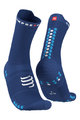 COMPRESSPORT Cyclingclassic socks - PRO RACING V4.0 RUN HIGH - blue