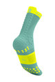 COMPRESSPORT Cyclingclassic socks - PRO RACING V4.0 TRAIL - light green/yellow