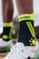 COMPRESSPORT Cyclingclassic socks - PRO RACING V4.0 TRAIL - yellow/black