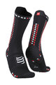 COMPRESSPORT Cyclingclassic socks - PRO RACING V4.0 BIKE - black/red