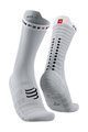 COMPRESSPORT Cyclingclassic socks - PRO RACING V4.0 ULTRALIGHT BIKE  - white/black