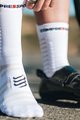 COMPRESSPORT Cyclingclassic socks - PRO RACING V4.0 ULTRALIGHT BIKE  - white/black