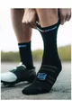 COMPRESSPORT Cyclingclassic socks - PRO RACING SOCKS V4.0 ULTRALIGHT BIKE - black/white