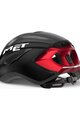 MET Cycling helmet - STRALE - black/red