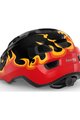MET Cycling helmet - HOORAY - black/red