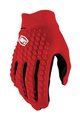 100% SPEEDLAB Cycling long-finger gloves - GEOMATIC - red