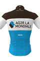 ROSTI Cycling short sleeve jersey - AG2R 2019  - blue/white/brown