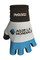 ROSTI Cycling fingerless gloves - AG2R 2019  - white/blue/black