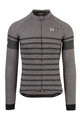 AGU Cycling winter long sleeve jersey - SIX6 MERINO WINTER - grey/black