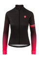 AGU Cycling thermal jacket - GRADIANT TREND LADY - red/bordeaux