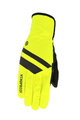 AGU Cycling long-finger gloves - WINDPROOF - black/yellow