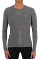 AGU Cycling long sleeve t-shirt - WINTERDAY MERINO - grey