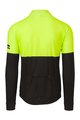AGU Cycling winter long sleeve jersey - DUO WINTER - black/yellow