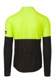 AGU Cycling winter long sleeve jersey - DUO WINTER - black/yellow
