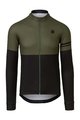 AGU Cycling winter long sleeve jersey - DUO WINTER - black/green