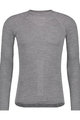 AGU Cycling long sleeve t-shirt - WINTERDAY MERINO - grey