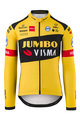 AGU Cycling winter long sleeve jersey - JUMBO-VISMA 2020 - black/yellow