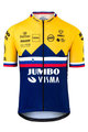 AGU Cycling short sleeve jersey - JUMBO-VISMA 2020 - yellow/blue