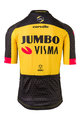 AGU Cycling short sleeve jersey - JUMBO-VISMA 2021 - black/yellow