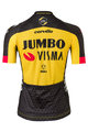 AGU Cycling short sleeve jersey - JUMBO-VISMA '21 LADY - black/yellow