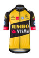 AGU Cycling short sleeve jersey - JUMBO-VISMA '21 KIDS - yellow/black