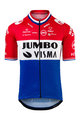 AGU Cycling short sleeve jersey - JUMBO-VISMA 2021 - blue/white/red
