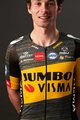 AGU Cycling short sleeve jersey - JUMBO-VISMA 2021 TDF - black/yellow