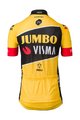 AGU Cycling short sleeve jersey - JUMBO-VISMA 22 KIDS - yellow/black