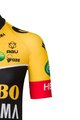 AGU Cycling short sleeve jersey - JUMBO-VISMA 22 KIDS - yellow/black