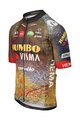 AGU Cycling short sleeve jersey - JUMBO-VISMA 2022 - brown/blue/yellow/black/red