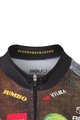 AGU Cycling short sleeve jersey - JUMBO-VISMA 2022 - brown/blue/yellow/black/red