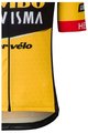 AGU Cycling short sleeve jersey - JUMBO-VISMA 2023 - yellow/black