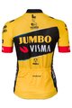 AGU Cycling short sleeve jersey - JUMBO-VISMA 23 LADY - yellow/black