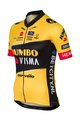 AGU Cycling short sleeve jersey - JUMBO-VISMA 23 LADY - yellow/black