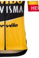 AGU Cycling short sleeve jersey - JUMBO-VISMA 23 KIDS - yellow/black