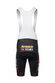 AGU Cycling bib shorts - JUMBO-VISMA 2023 - black/yellow
