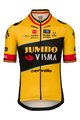 AGU Cycling short sleeve jersey - JUMBO-VISMA 2023 WOUT VAN AERT - black/yellow