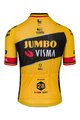 AGU Cycling short sleeve jersey - JUMBO-VISMA 2023 WOUT VAN AERT - black/yellow